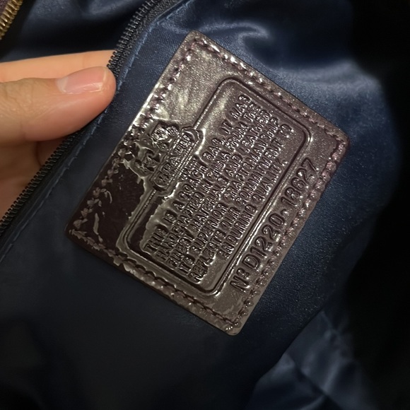 Coach purple purse with dust bag - Picture 6 of 12